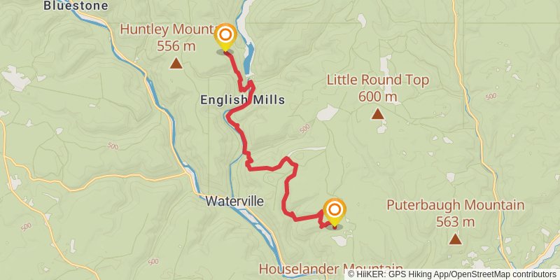 Mid State Trail - Pennsylvania stage 19 Map