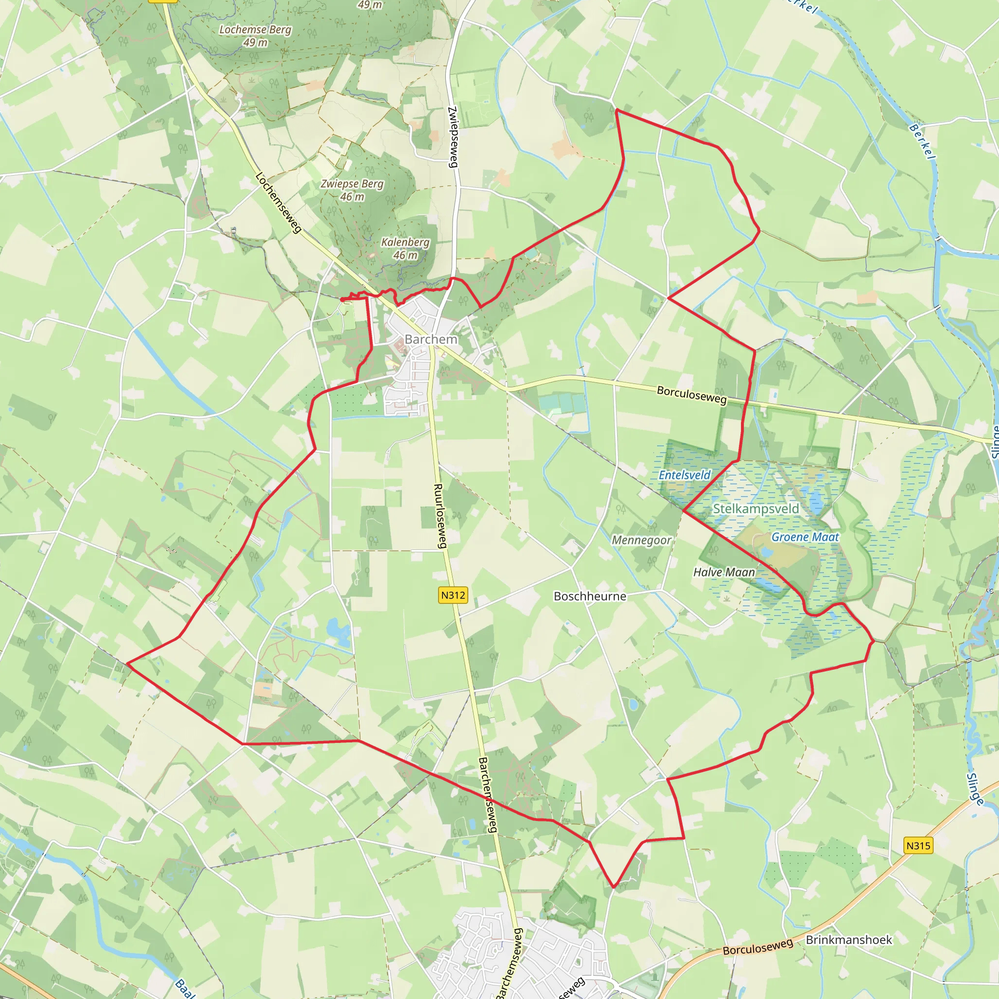 Lochem Loop mobile static map