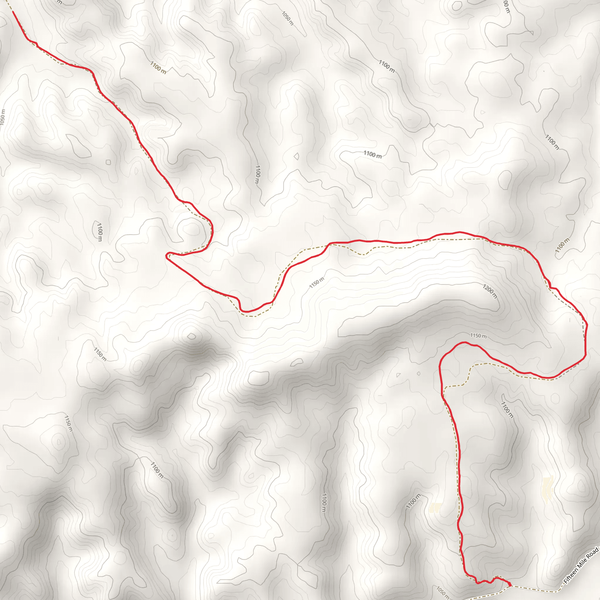 Plum Creek Trail mobile static map