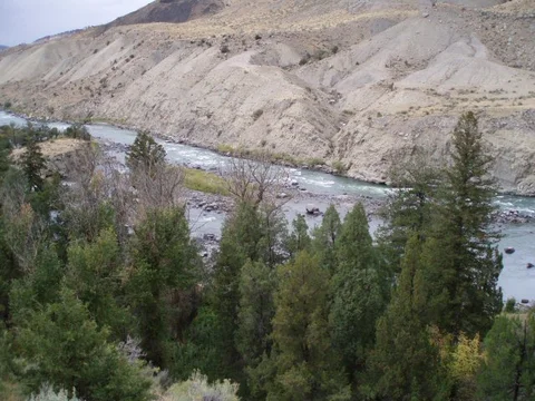 An image depicting the trail Yellowstone River Trail and its surrounding area.