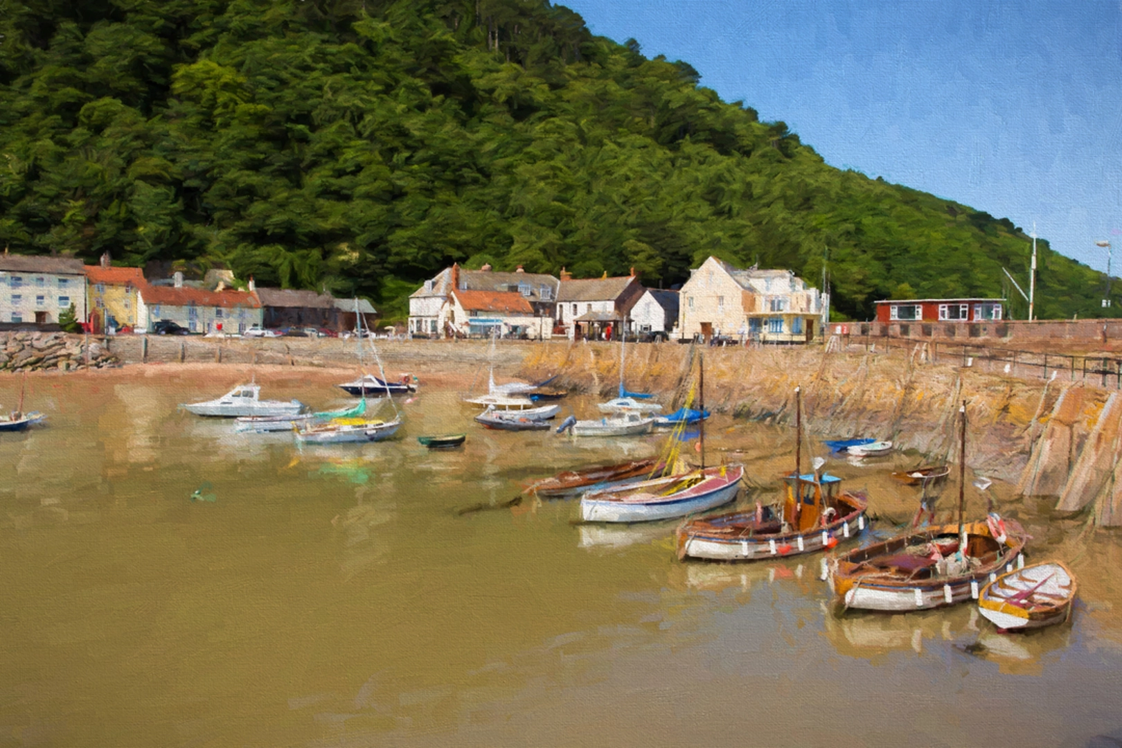 An image depicting the trail Minehead YHA - Culver Cliff Woodland Walk and its surrounding area.