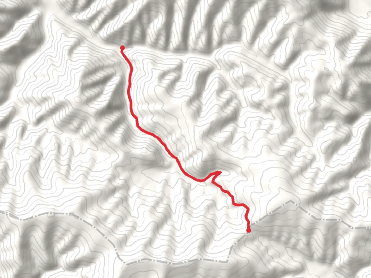 An image depicting the trail Knox Creek Trail and its surrounding area.