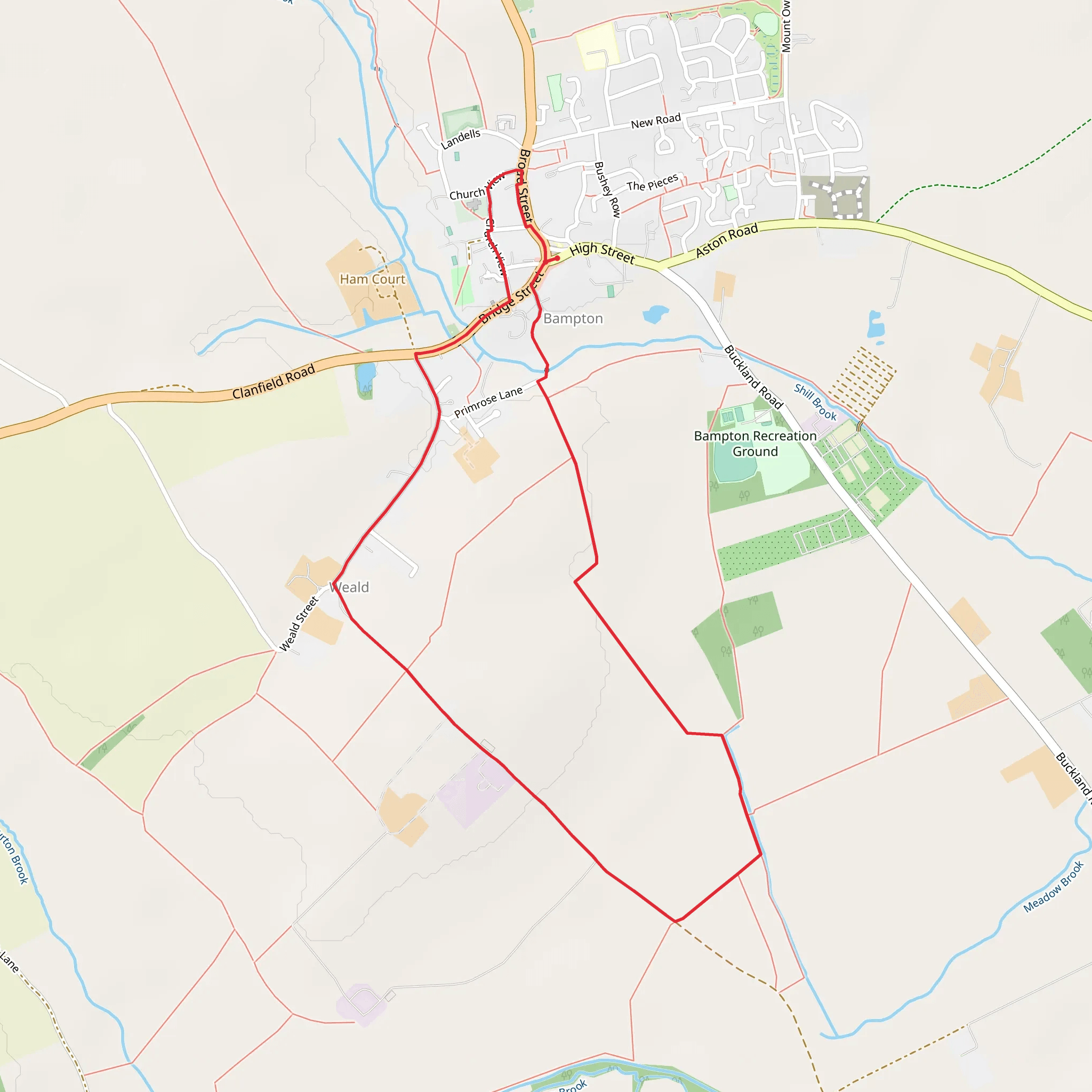 RAF Bampton Castle Signals Unit mobile static map