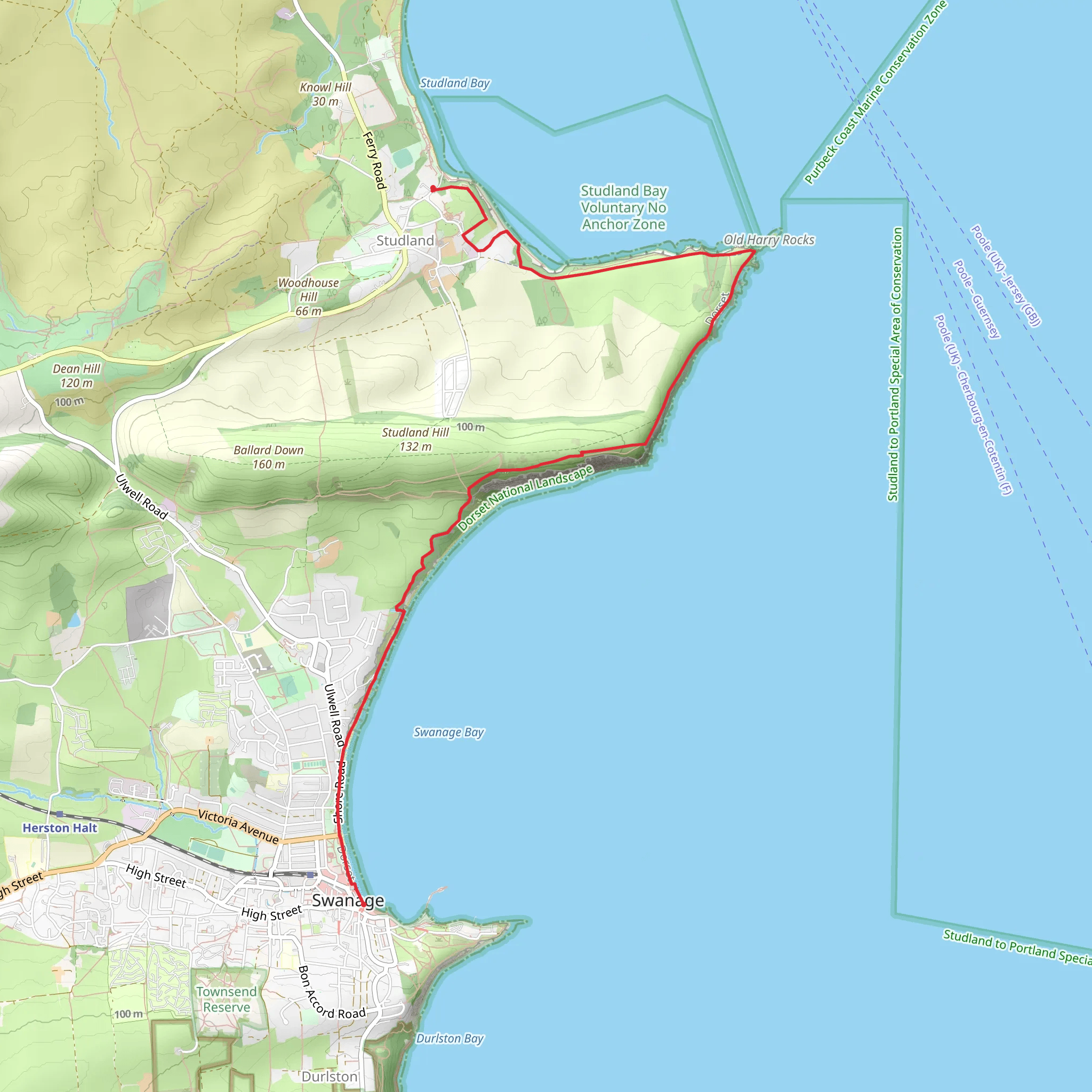 The Foreland and Ballard Point mobile static map