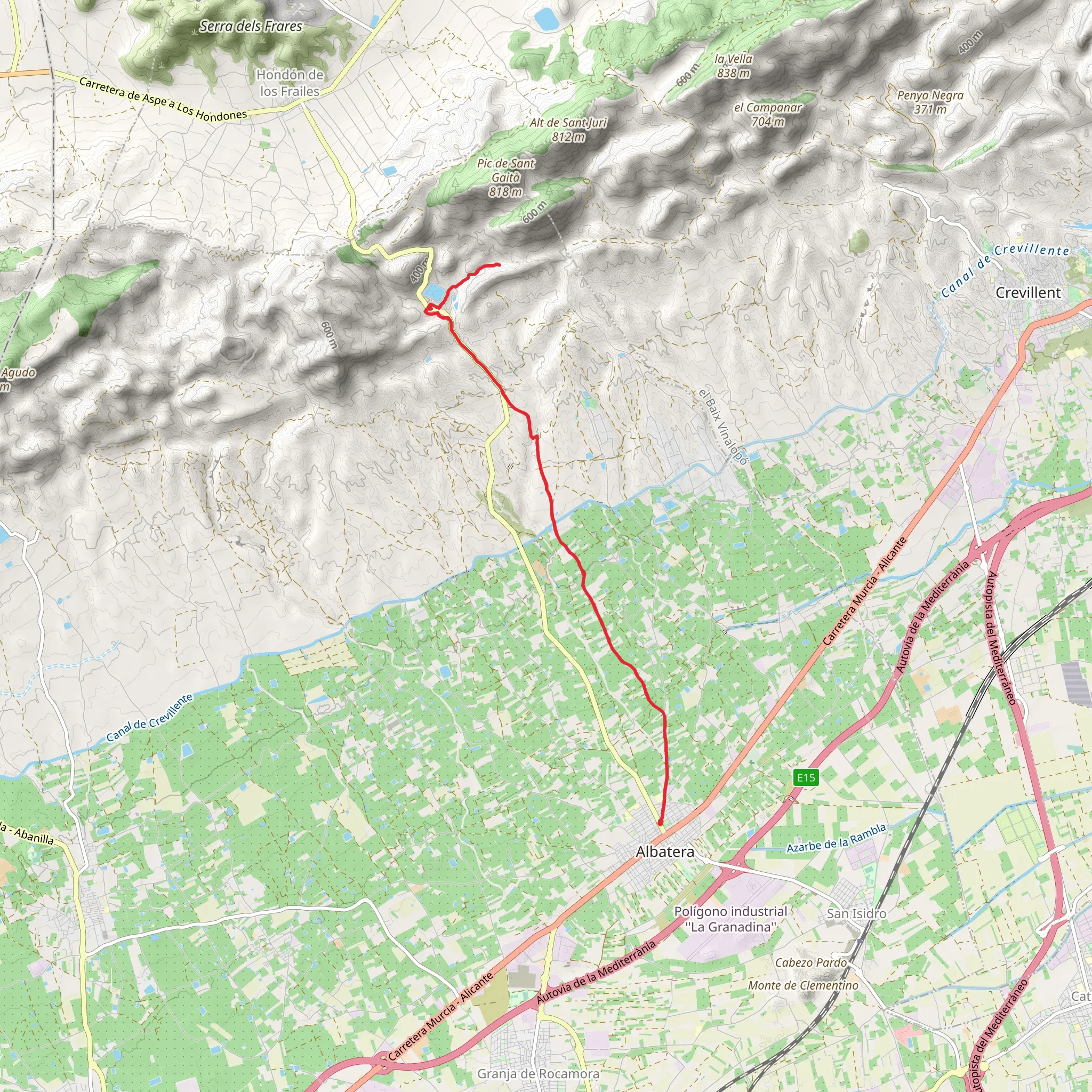 The Algueda PR CV 180 mobile static map