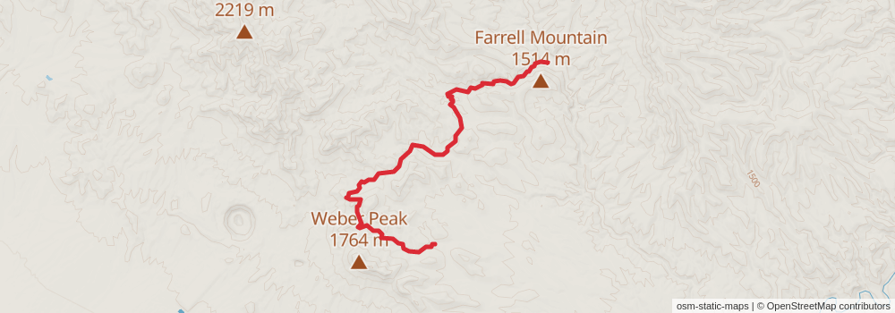 Grand Enchantment Trail stage 24 Map