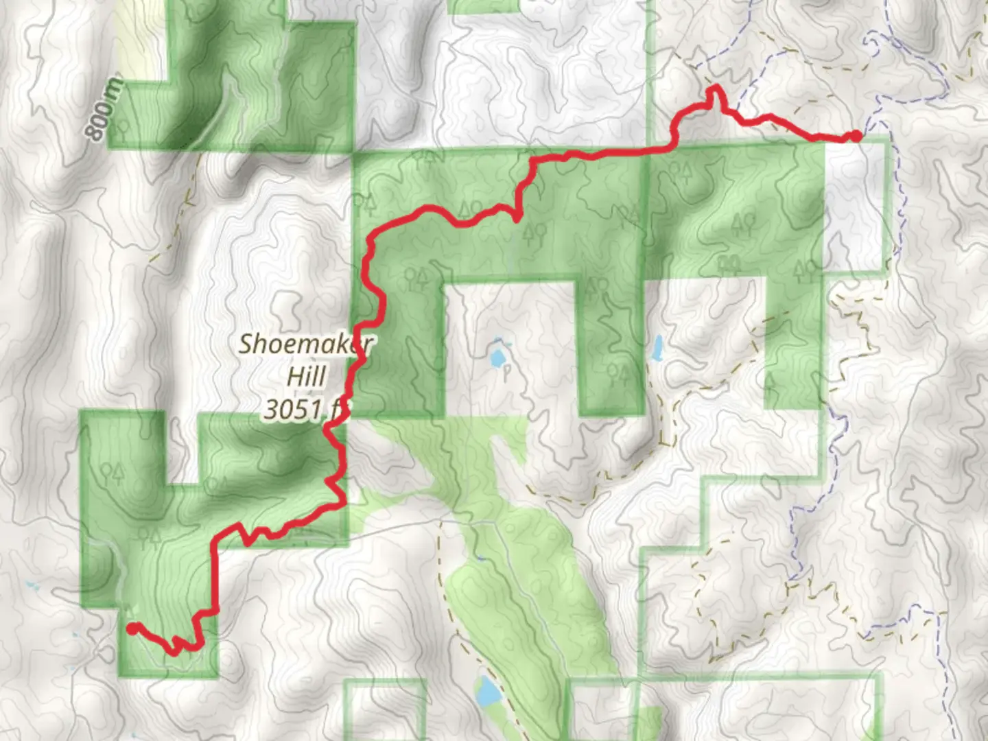 An image depicting the trail Mar Det Trail and its surrounding area.