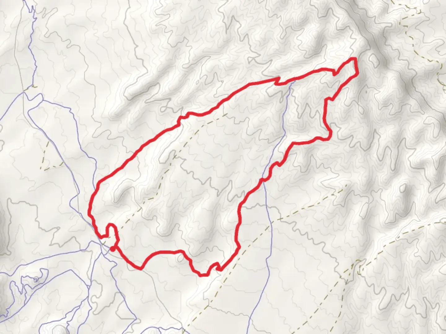 An image depicting the trail Jackalope Loop Trail and its surrounding area.
