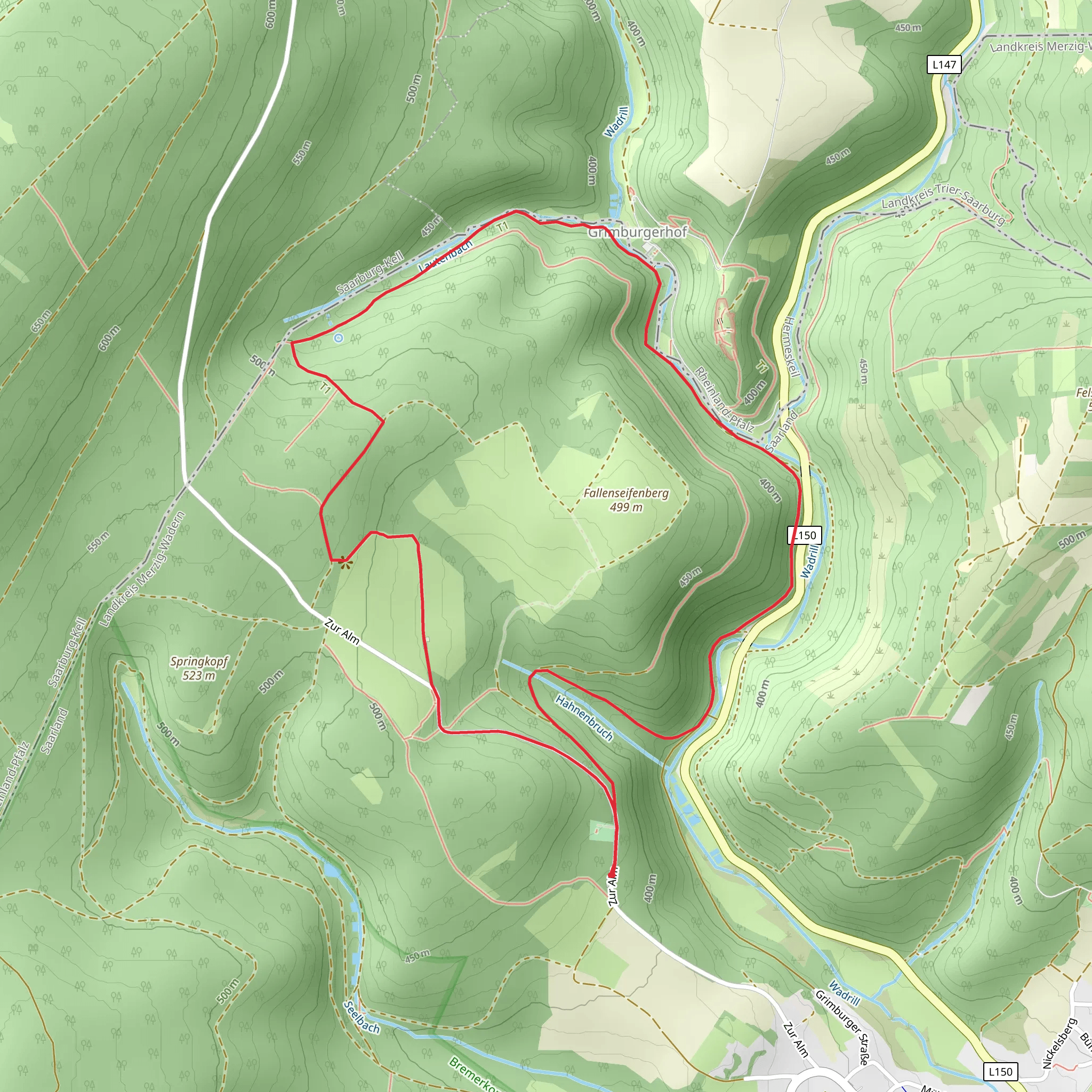 Traumschleife Almglueck mobile static map