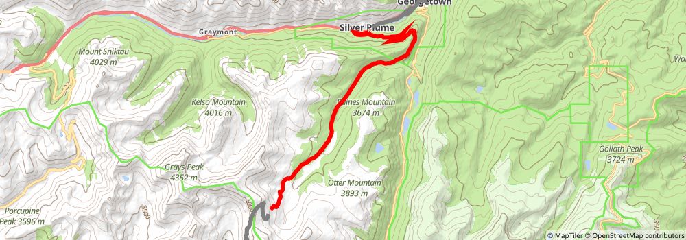 American Discovery Trail South Route stage 242 Map