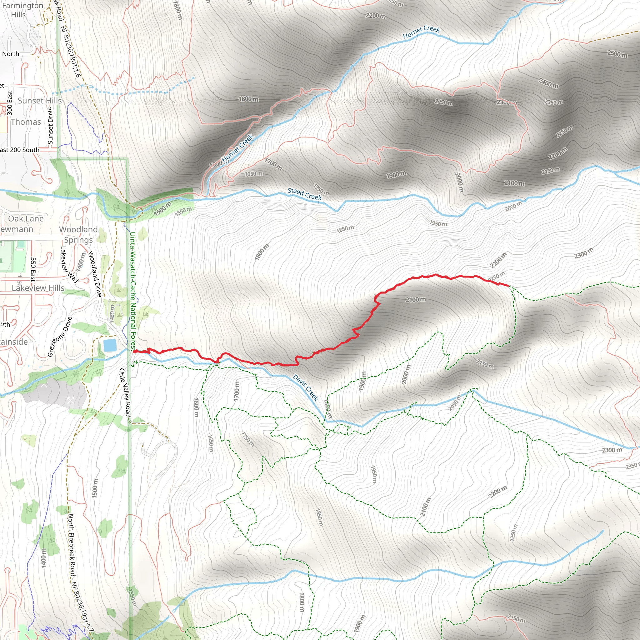 Triumph Trail mobile static map