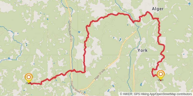 Superior Hiking Trail stage 6 Map