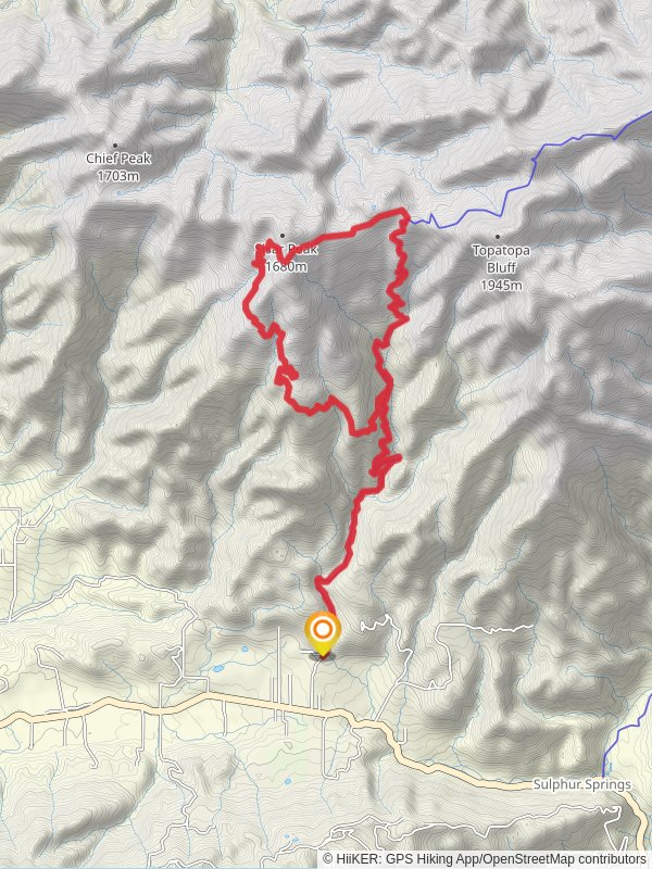 Sisar Canyon Road, Red Reef and Horn Canyon Loop Trail