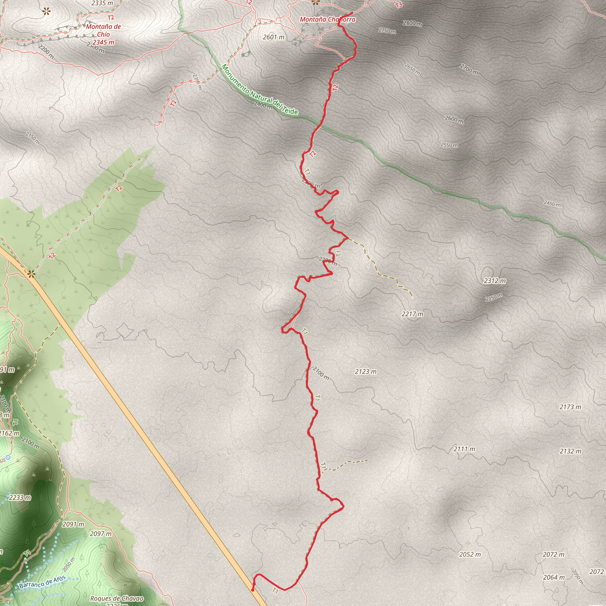 S-28 Chafarí mobile static map