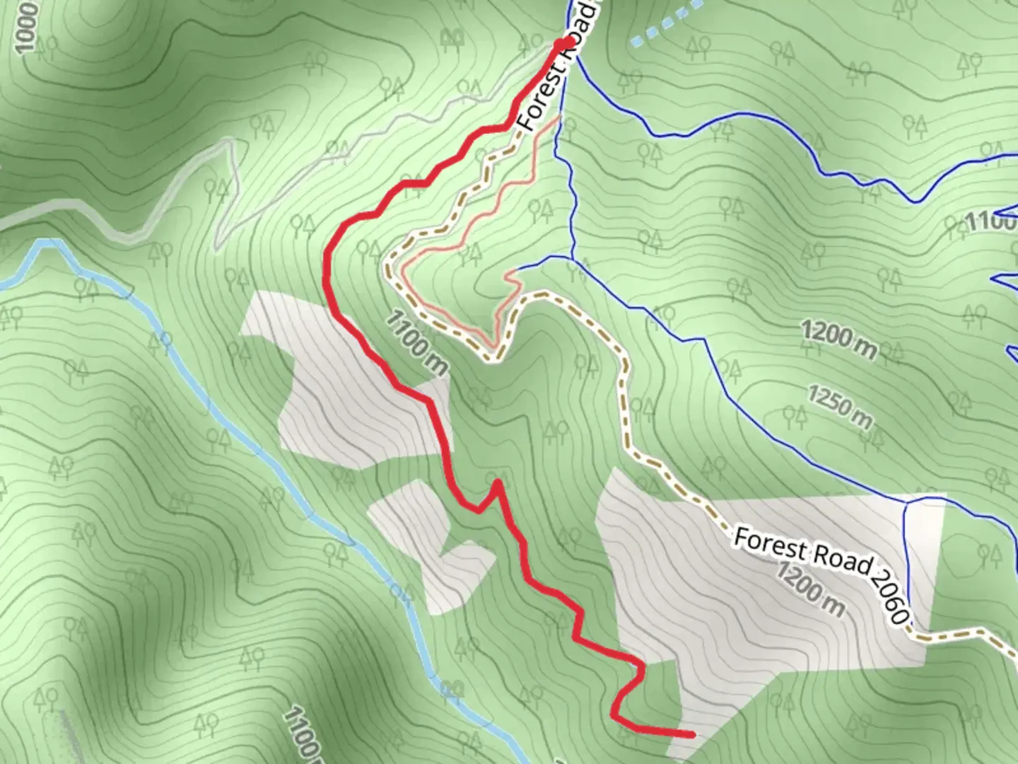 An image depicting the trail Lamb Mine Trail and its surrounding area.
