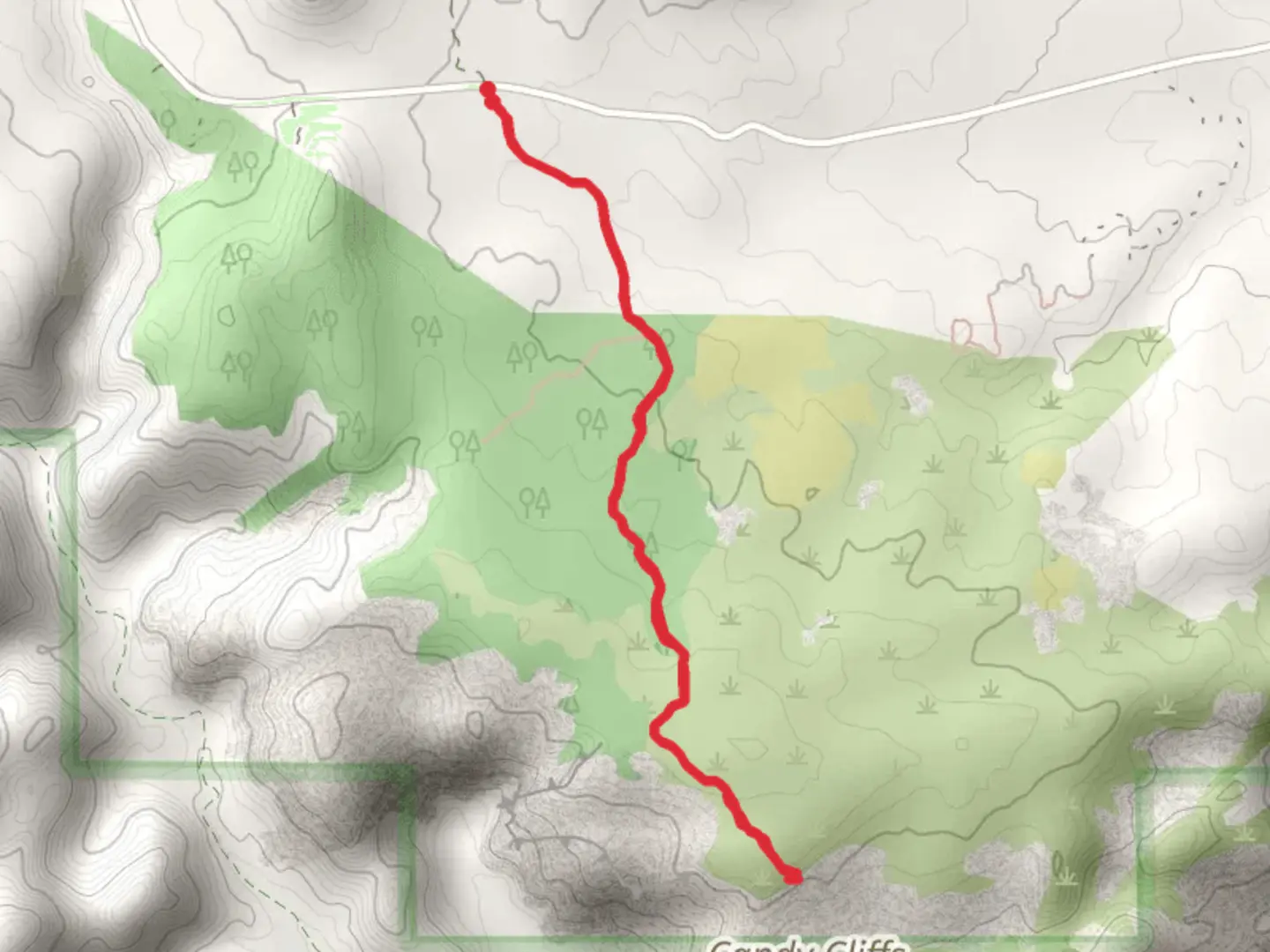 An image depicting the trail Yant Flat Trail and its surrounding area.
