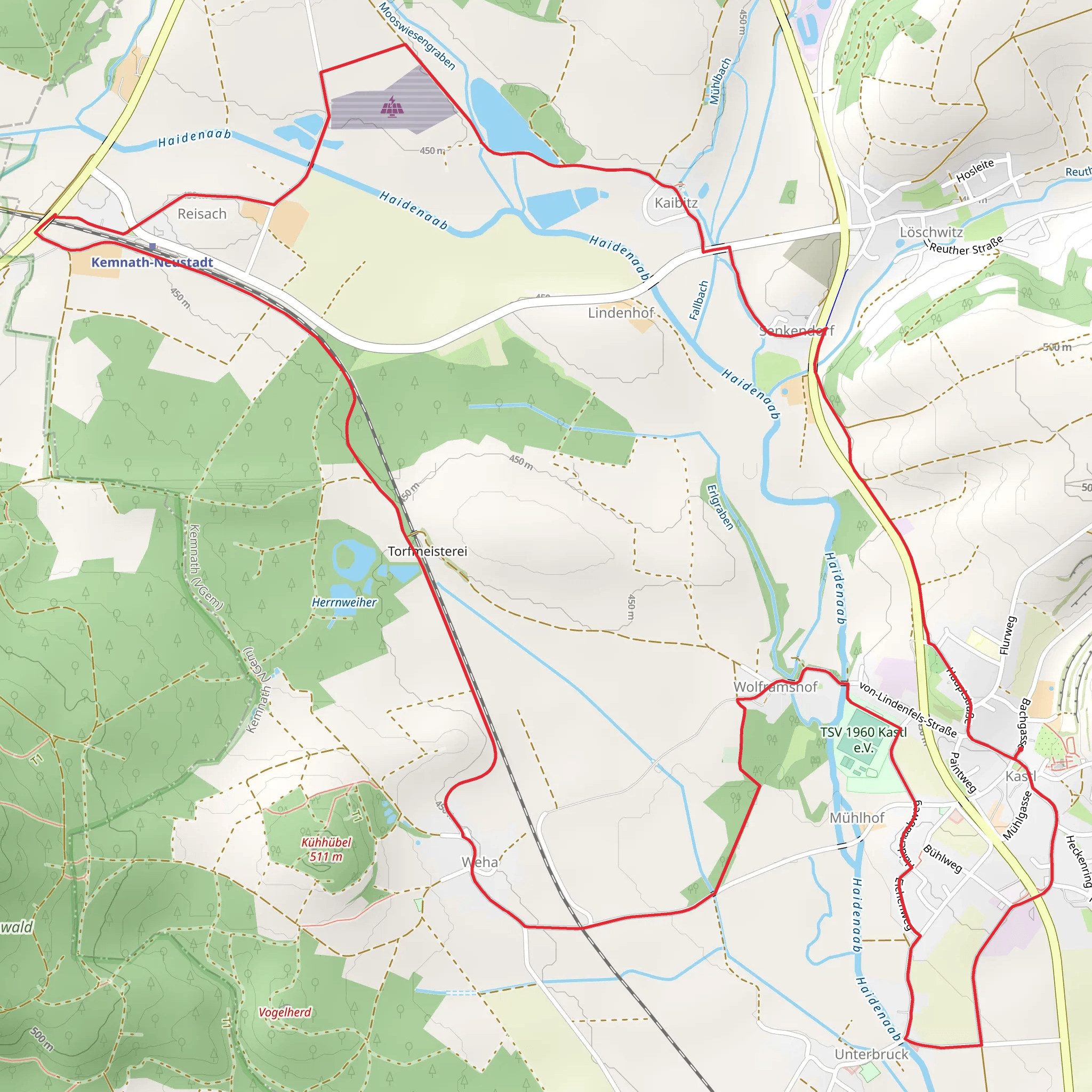 Schloessertour mobile static map