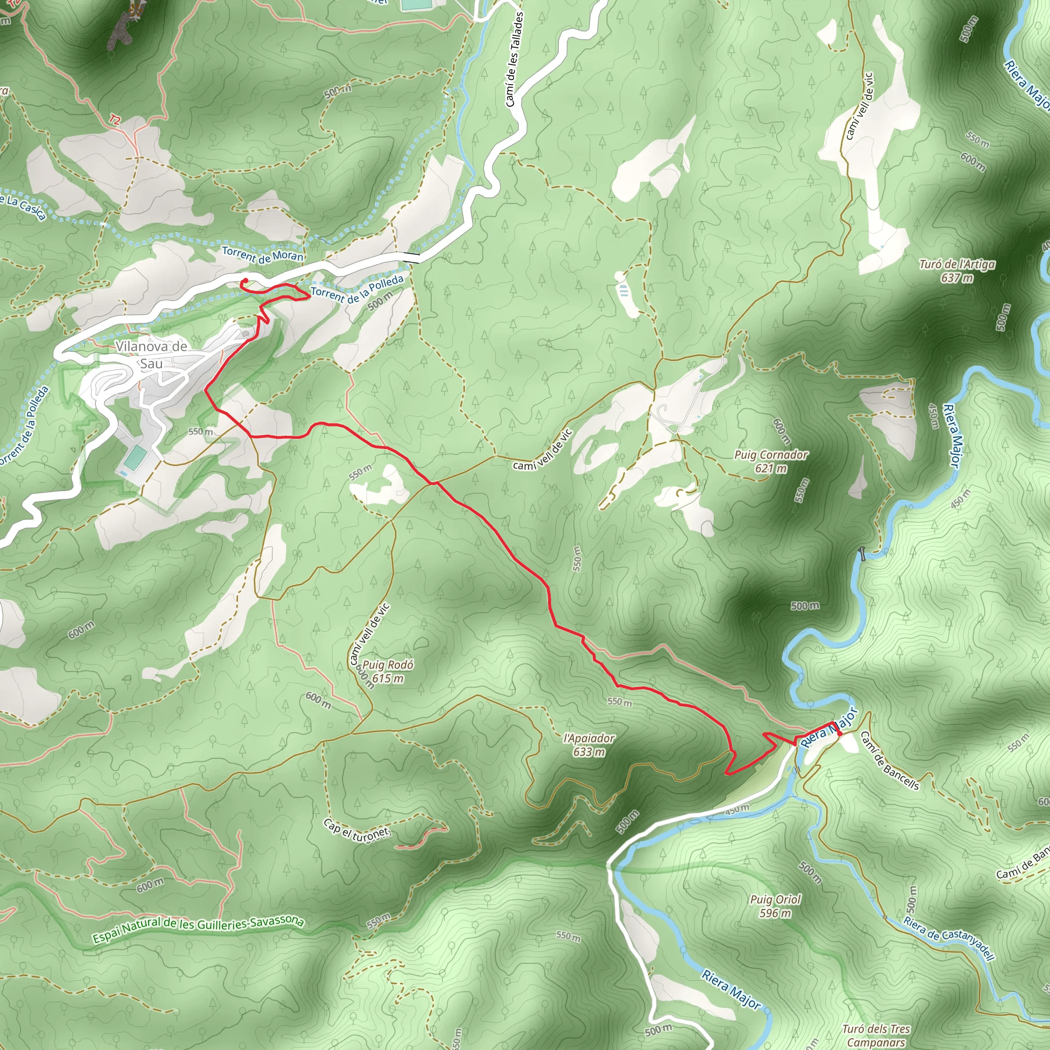 The Malafogassa Bridge SL C 121 mobile static map