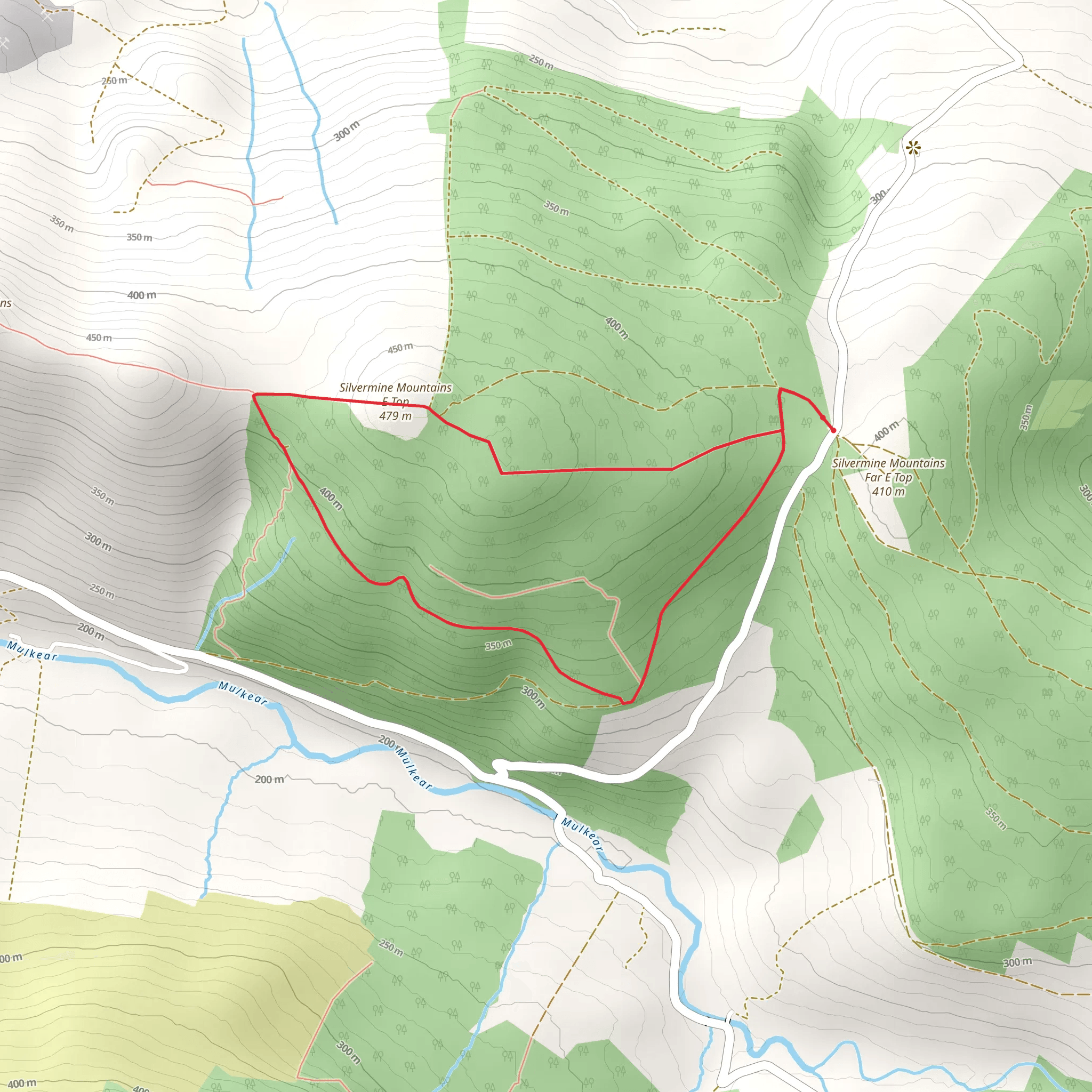 Knockanroe Woods - Silvermines - Knockanroe Loop mobile static map