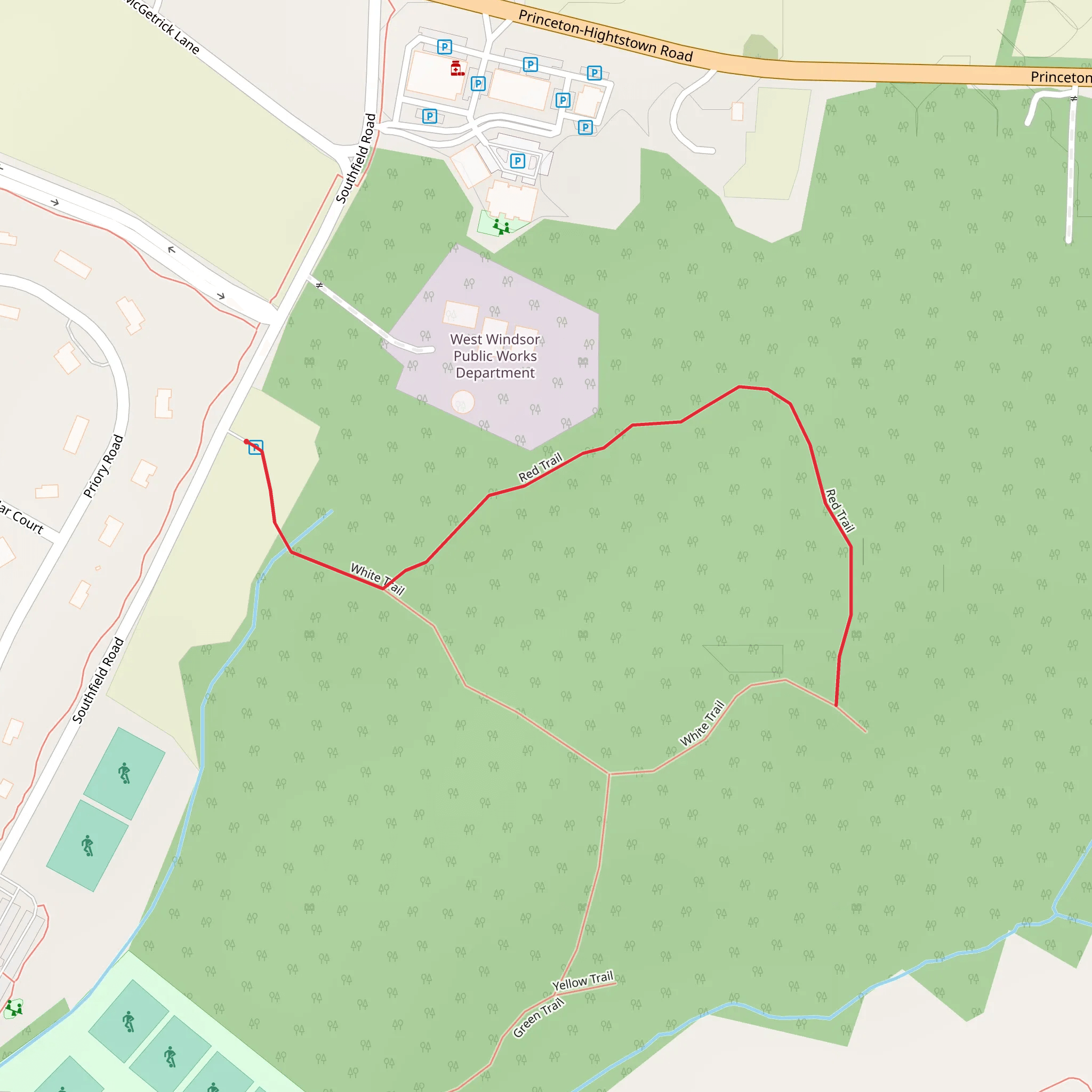 Red Trail mobile static map