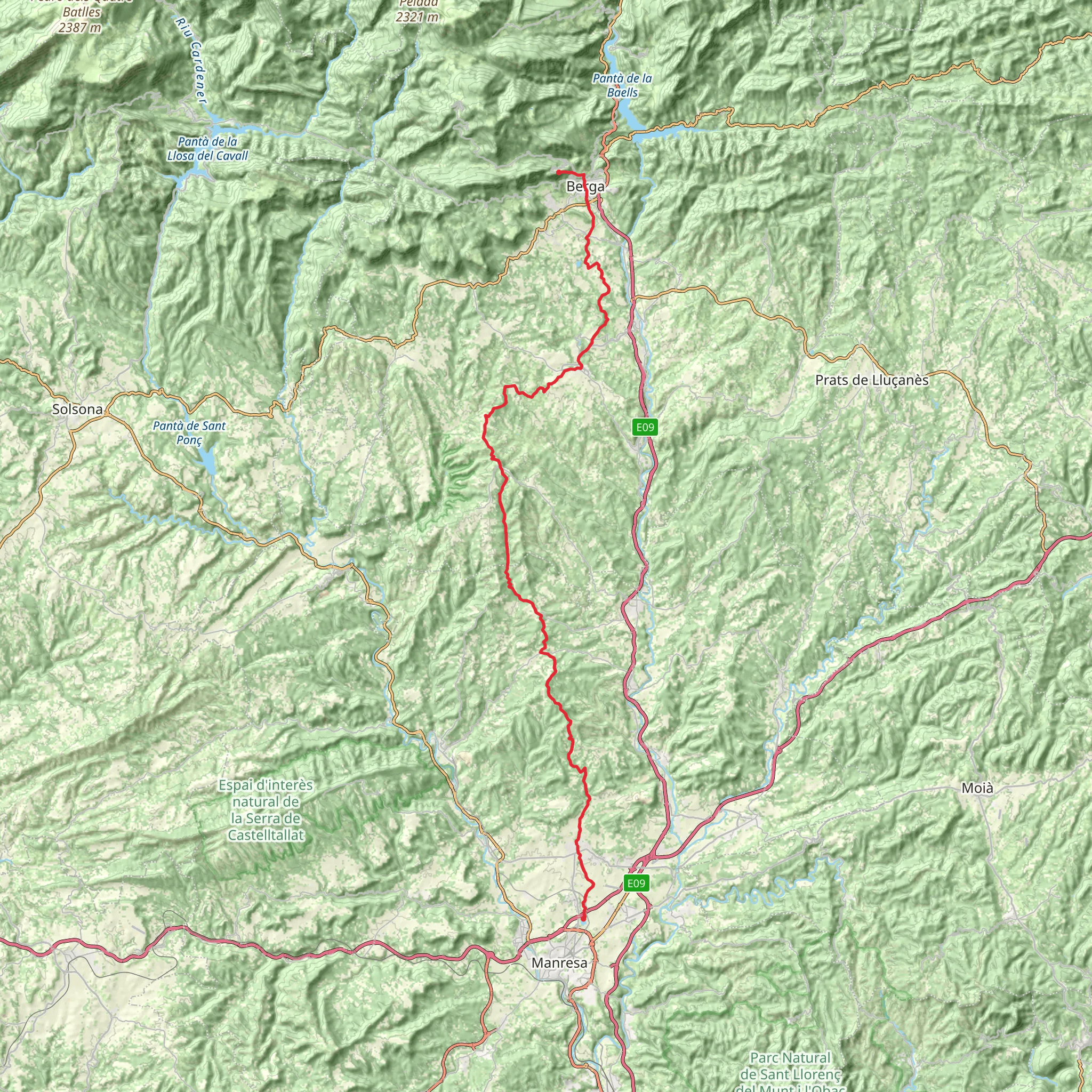 GR 179 Sendero de los Maquis mobile static map