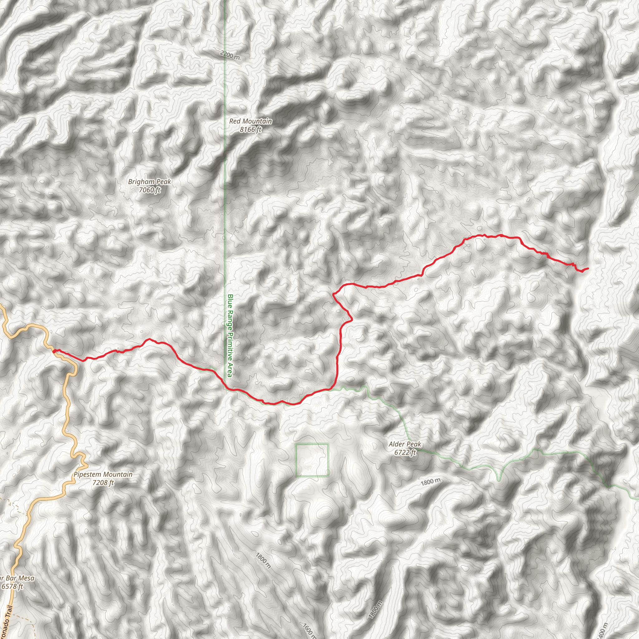 AD Bar Trail mobile static map