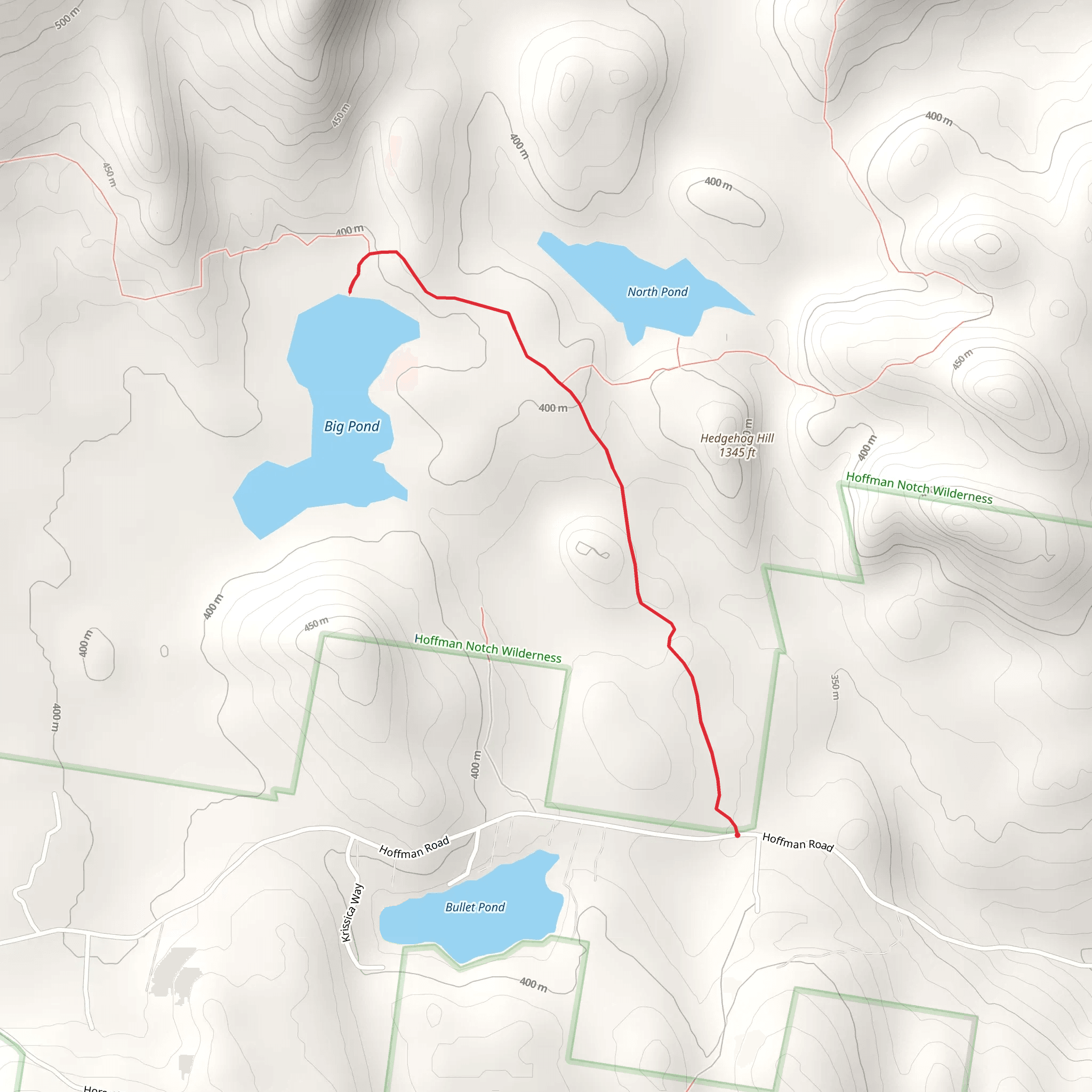 Big Pond Trail via Hoffman Road mobile static map