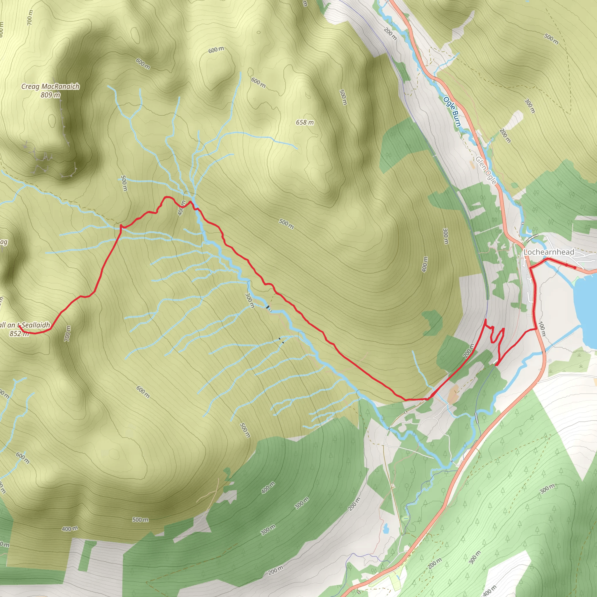 Meall an t-Seallaidh mobile static map
