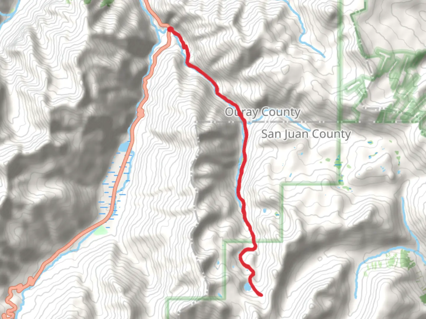An image depicting the trail Lake Como Trail and its surrounding area.