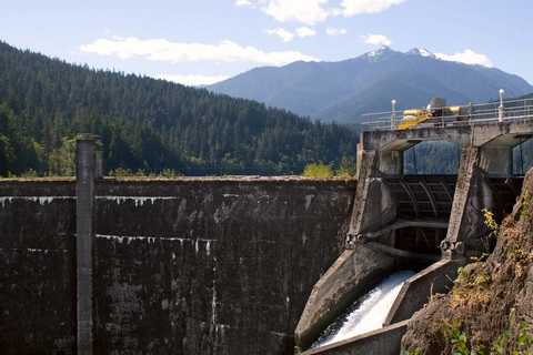 An image depicting the trail Boulder Lake via Olympic Hot Springs Trail and its surrounding area.