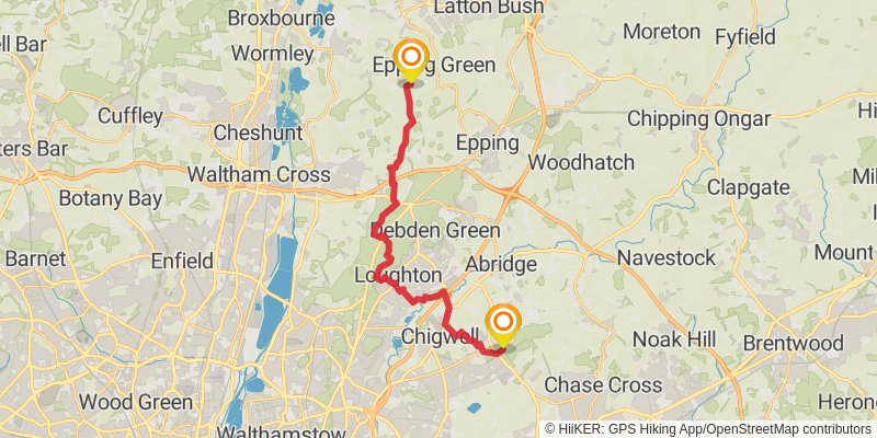 Three Forests Way stage 4 Map
