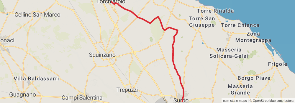 Sentiero Italia - Puglia Section stage 30 Map