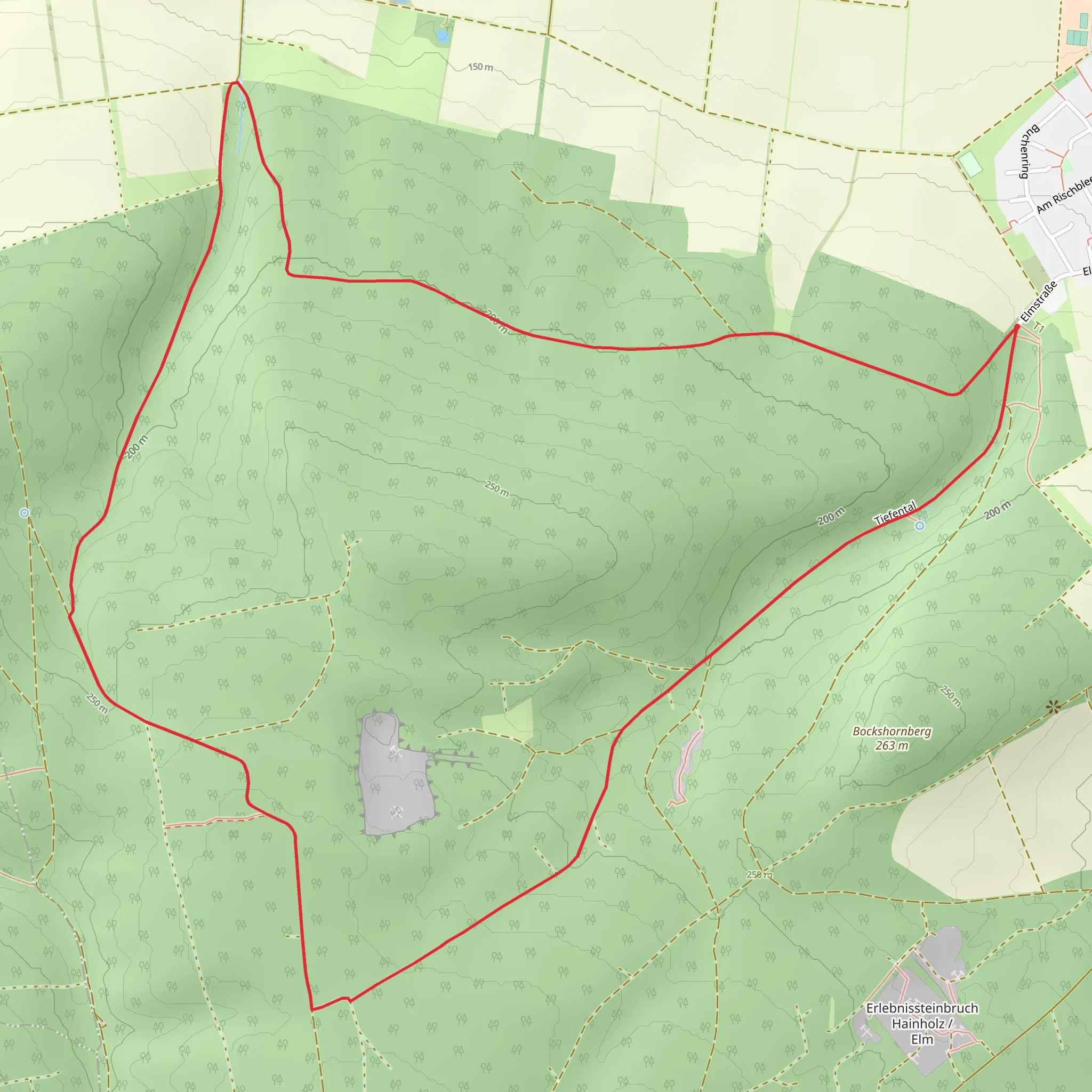 Breite Berg and Kammerholz Loop mobile static map