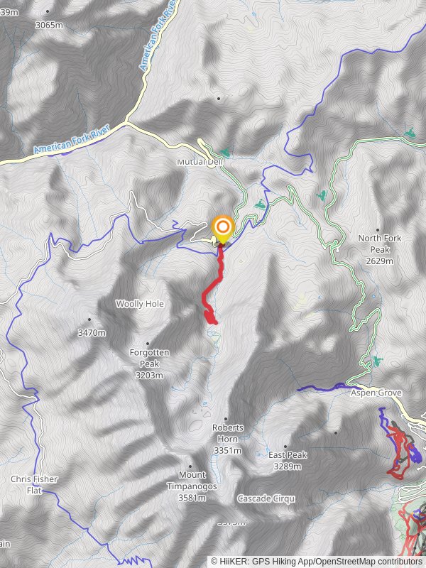 Scout Falls via Timpooneke Trail
