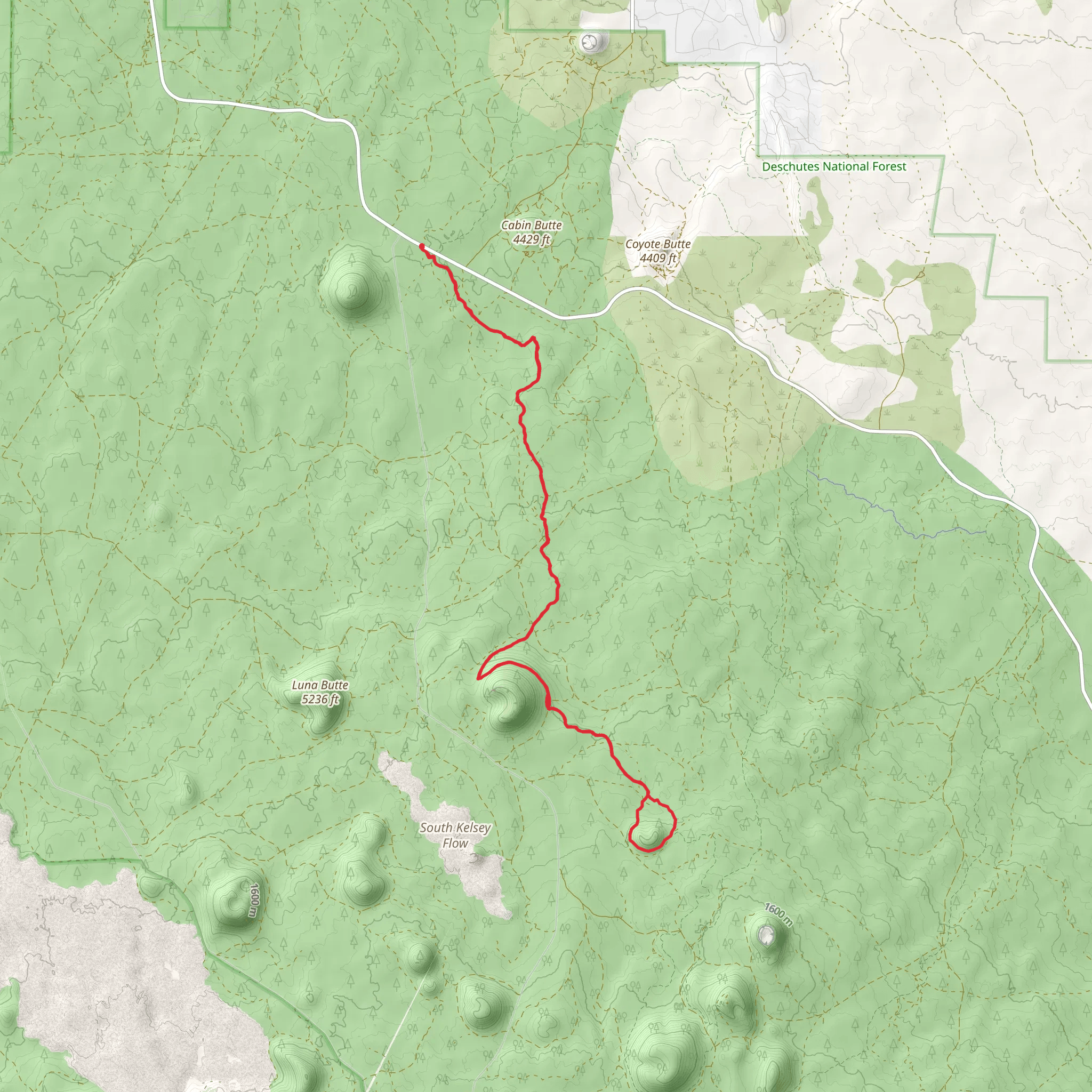 Swamp Wells Trail Number 61 mobile static map