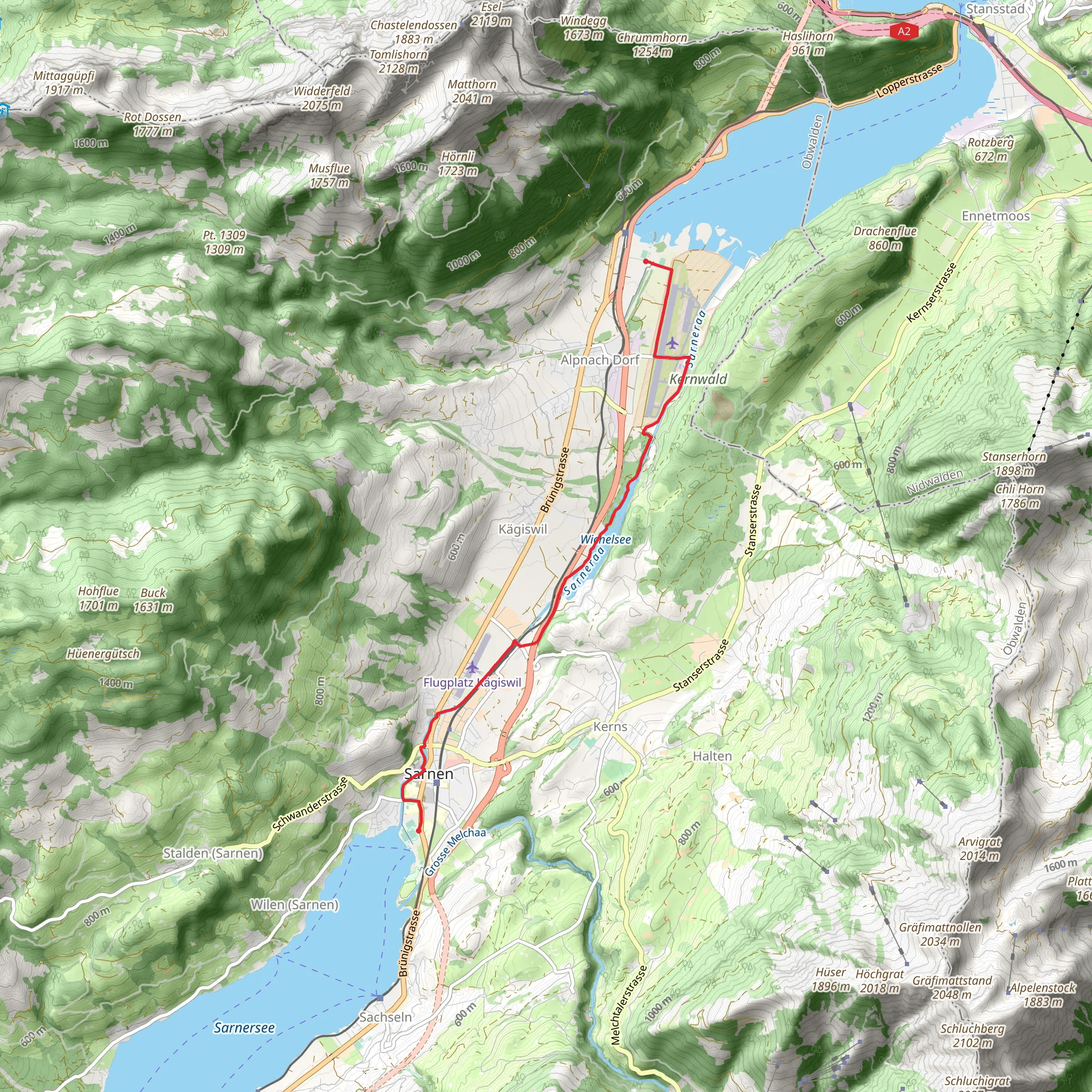 Wichelsee-Weg mobile static map