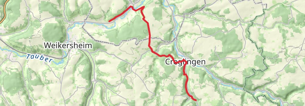Romantische Straße stage 7 Map