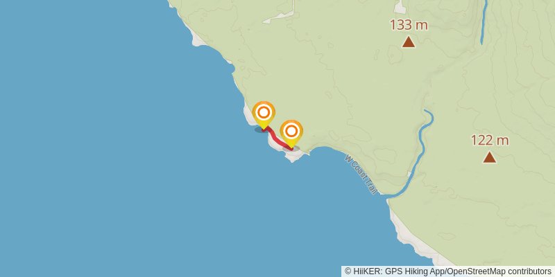 West Coast Trail alt 3 Map