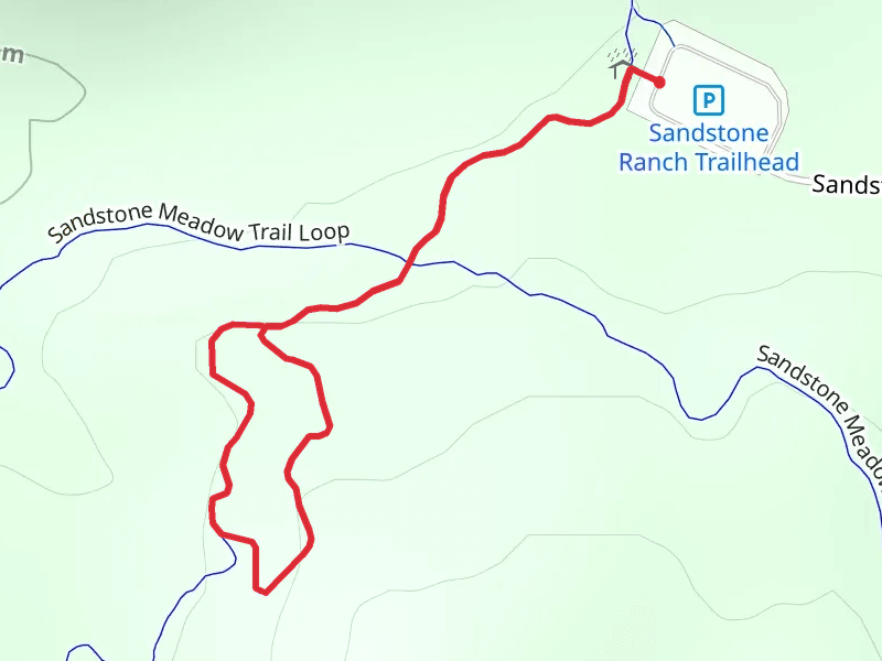 Gambel Oak Loop via Sandstone Meadow Trail