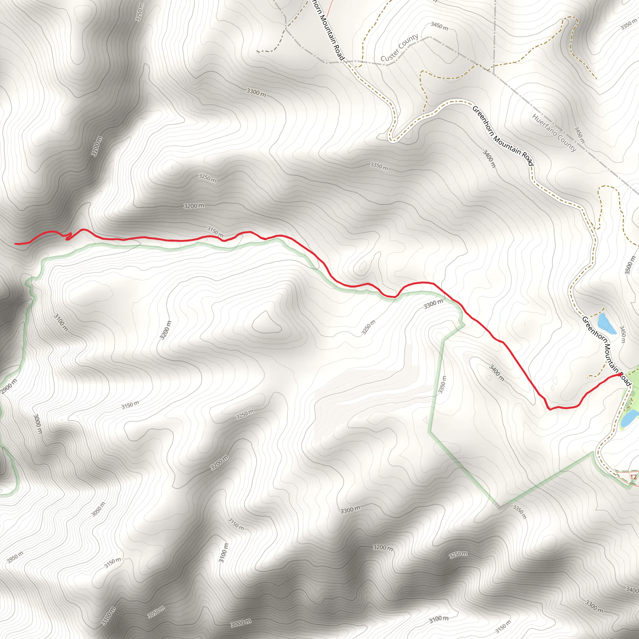 Turkey Creek Trail mobile static map