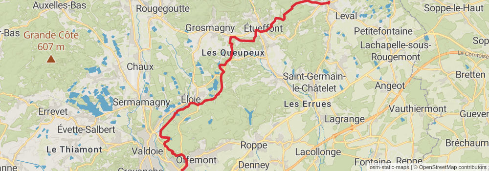 Camino Strasbourg-Saint Jean Pied de Port via Le Puy stage 11 Map