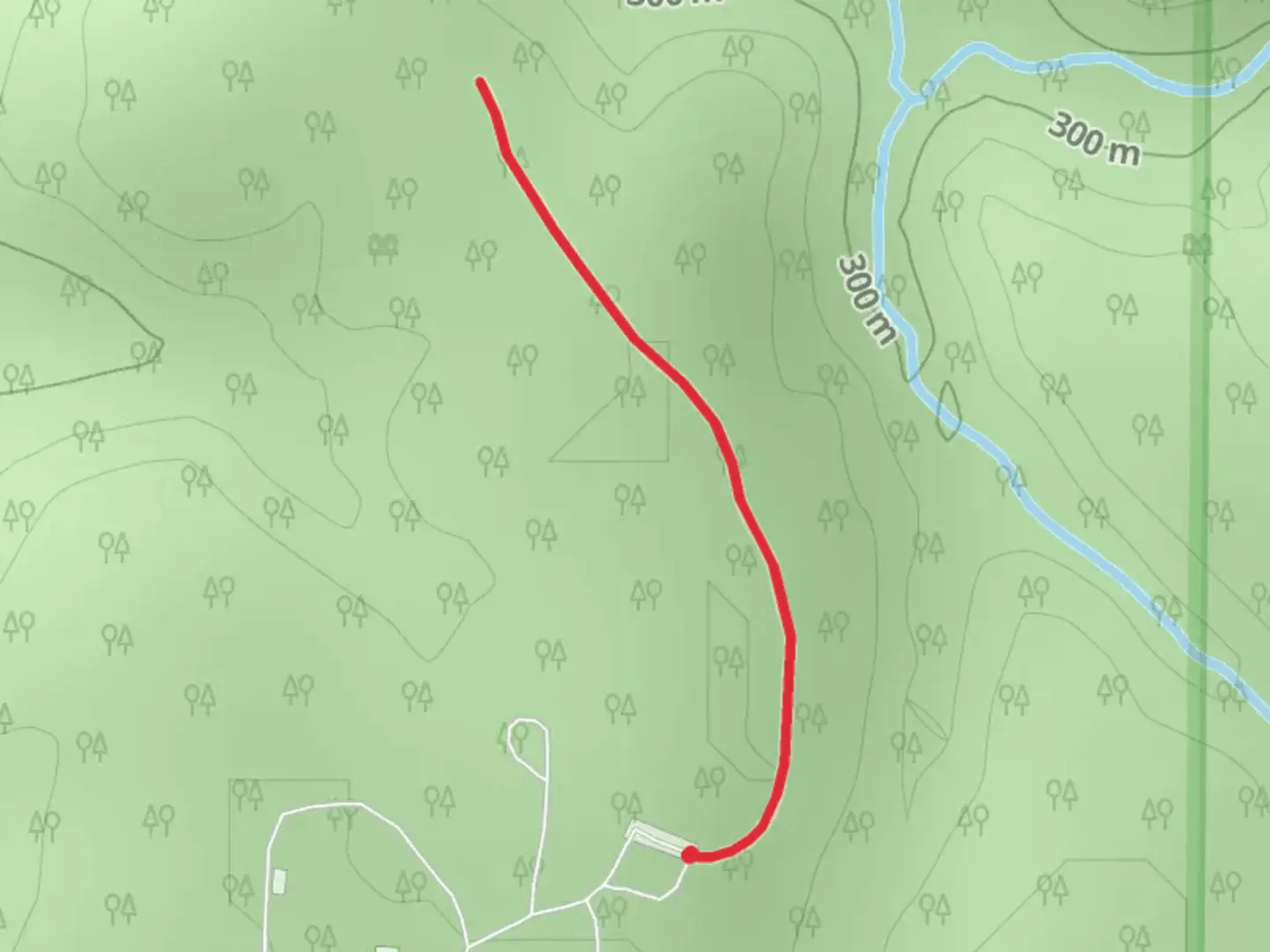 An image depicting the trail Hikes in Campsite - Ledges State Park Campground and its surrounding area.