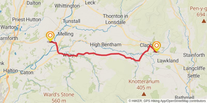 Way of the Roses stage 2 Map