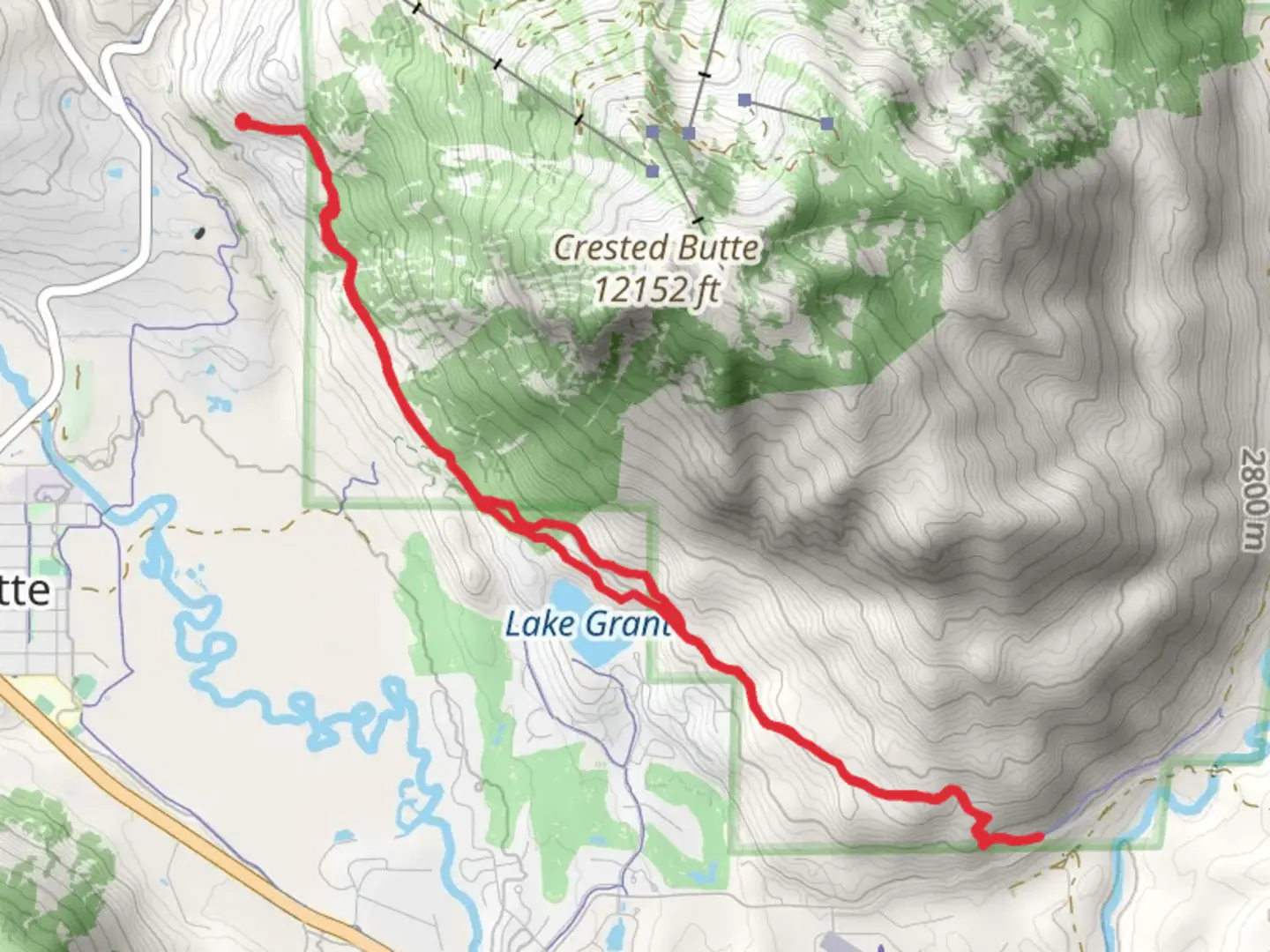 An image depicting the trail Upper - Upper Trail and its surrounding area.