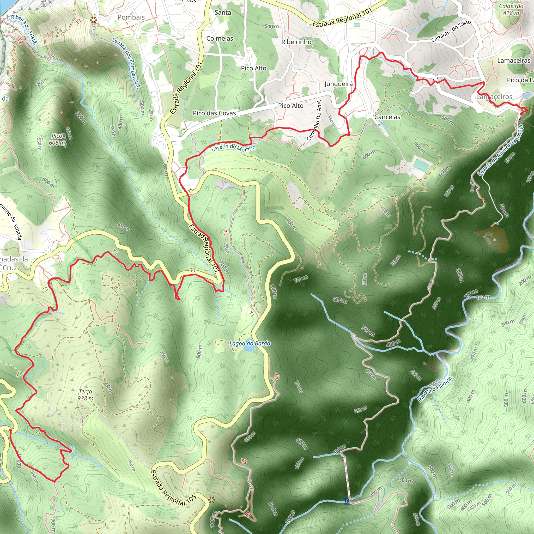 PR 7 Levada do Moinho mobile static map