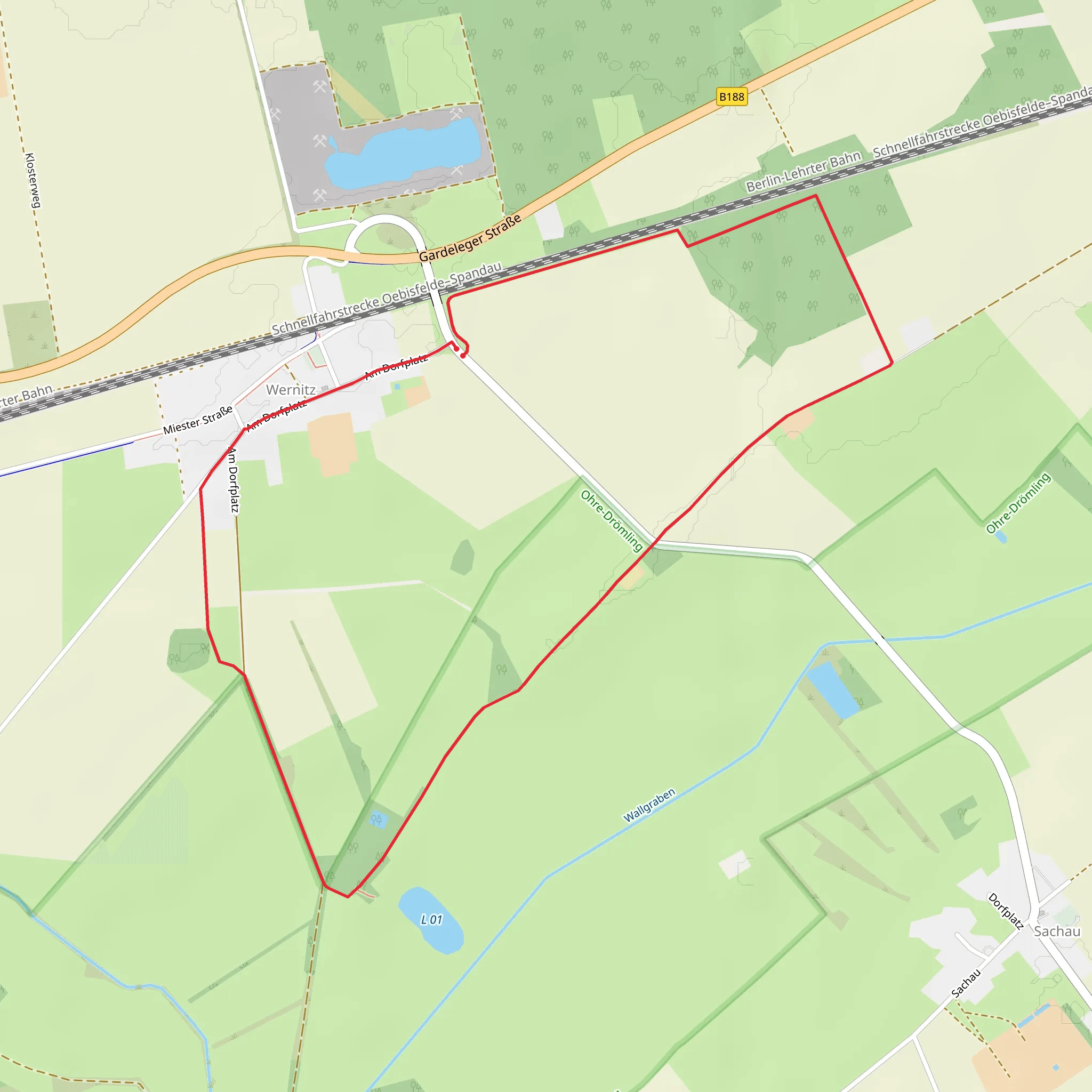 Wernitz Loop mobile static map