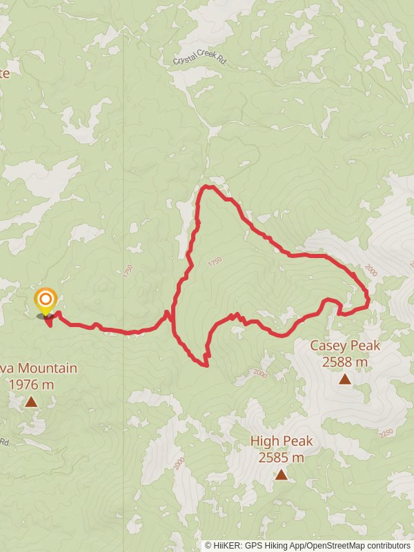 McClellan Creek and East Fork McClellan Creek Loop