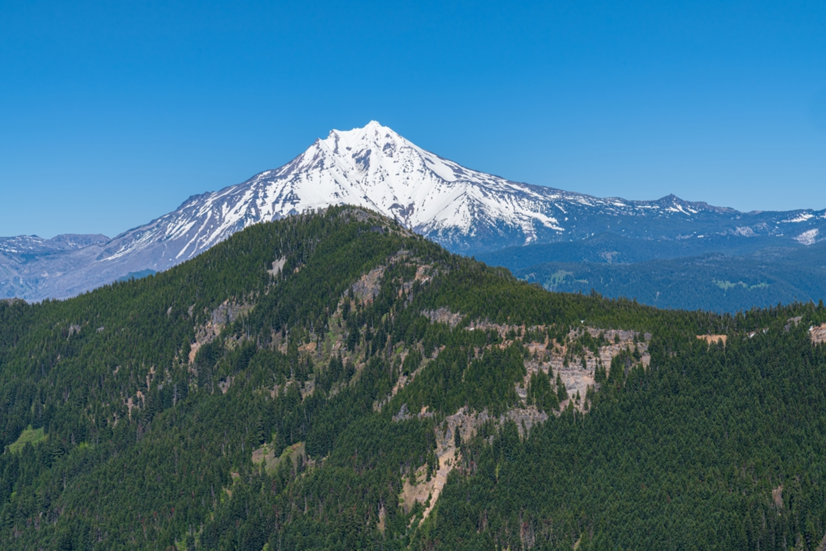 An image depicting the trail Bachelor Mountain Trail and its surrounding area.