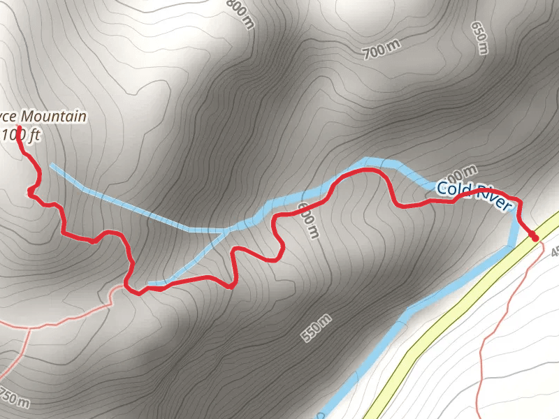 East Royce Mountain Loop from Evans Notch Pass