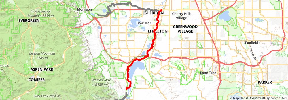 American Discovery Trail South Route stage 235 Map